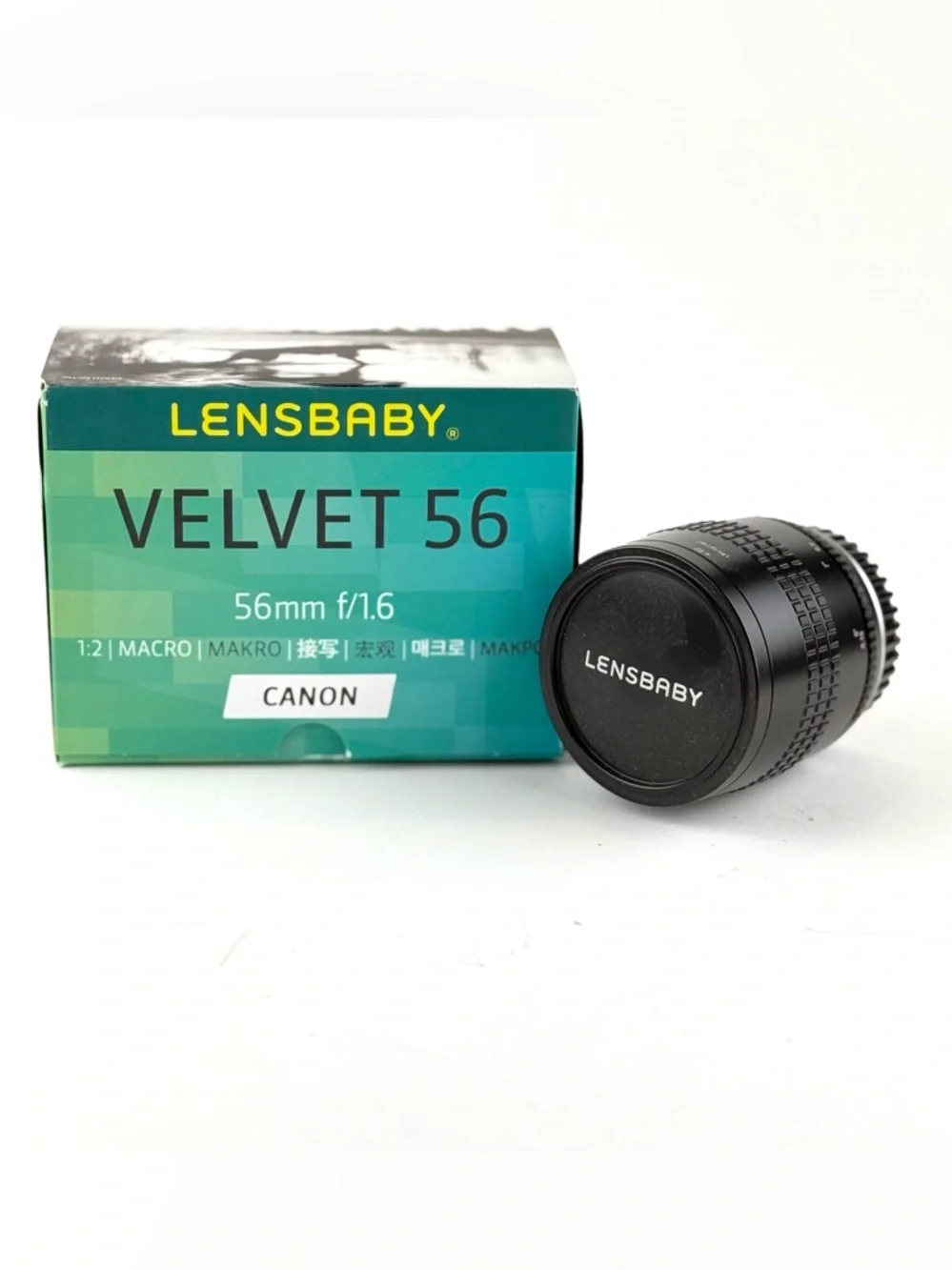 Lensbaby Velvet 56 56mm f/1.6 Lens for Canon EF Mount- Black